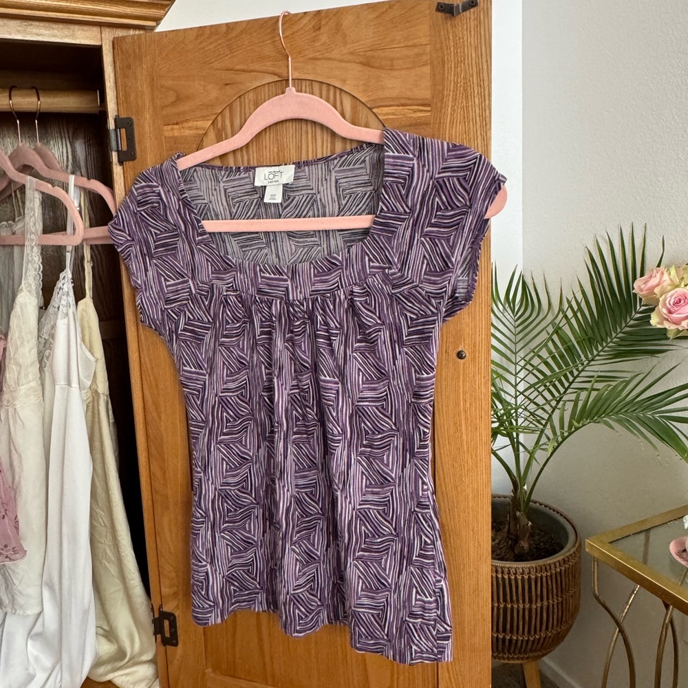 Loft square neck top